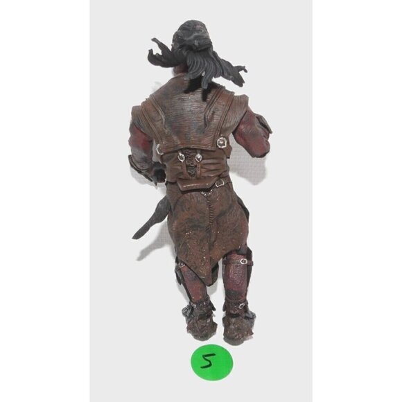LORD OF THE RINGS Uruk-Hai 7" warrior action figure vintage MARVEL 2002 - Picture 3 of 3
